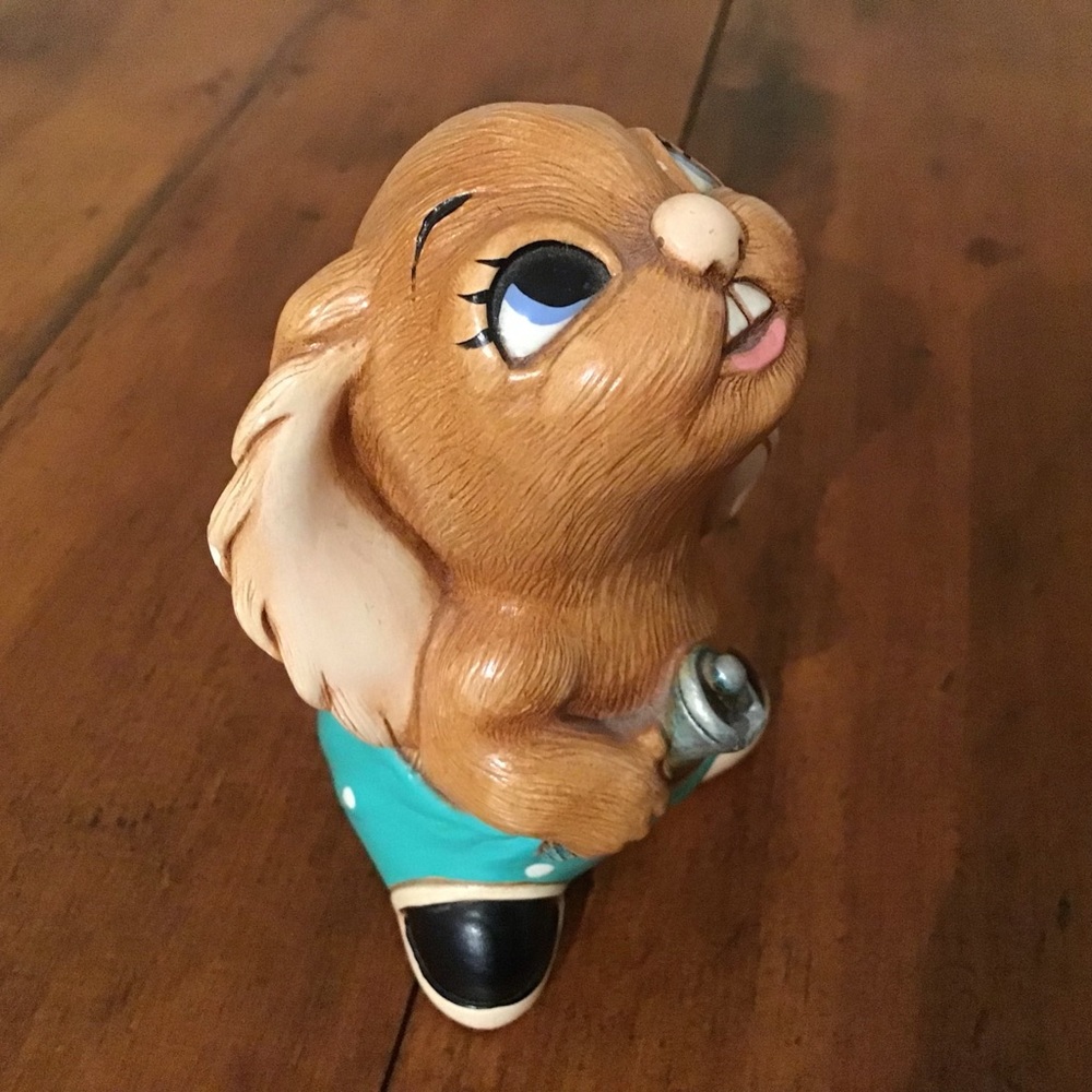 Hand-Painted Bunny Figurines-Set of 3 - Picture 7 of 8